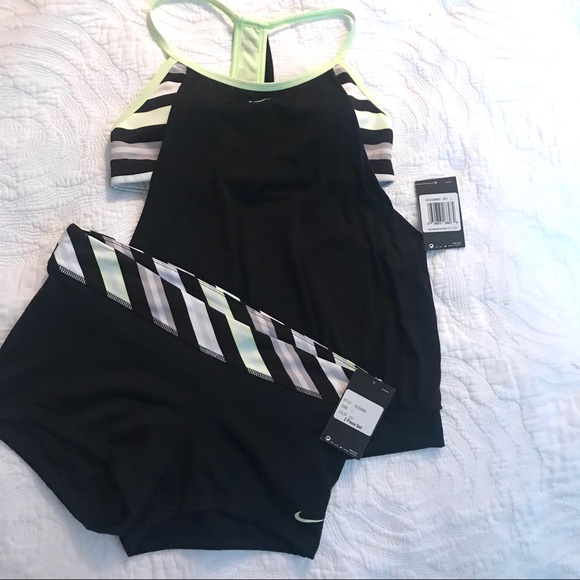 Nike Other - NIKE 2 peice Tank Swim set 🏖🌴🏝